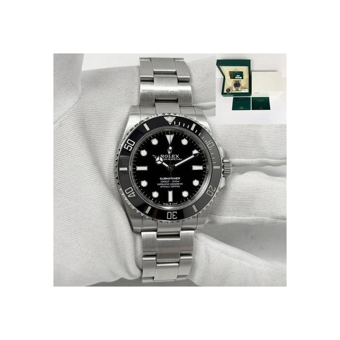 Rolex Submariner (No Date)2024 Rolex Submariner No Date 124060 41MM Black Dial Steel Box PaperSubmariner
