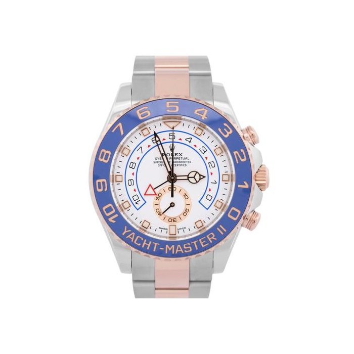 Rolex Rolex Yacht-Master II2021 PAPERS Men's Rolex Yacht-Master II 44mm NEW HANDS 18K Gold 116681 Watch BOX, Price & Market Data