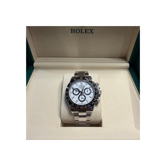 Rolex DaytonaPANDA 116500LN 40mm White Dial Ceramic Bezel
