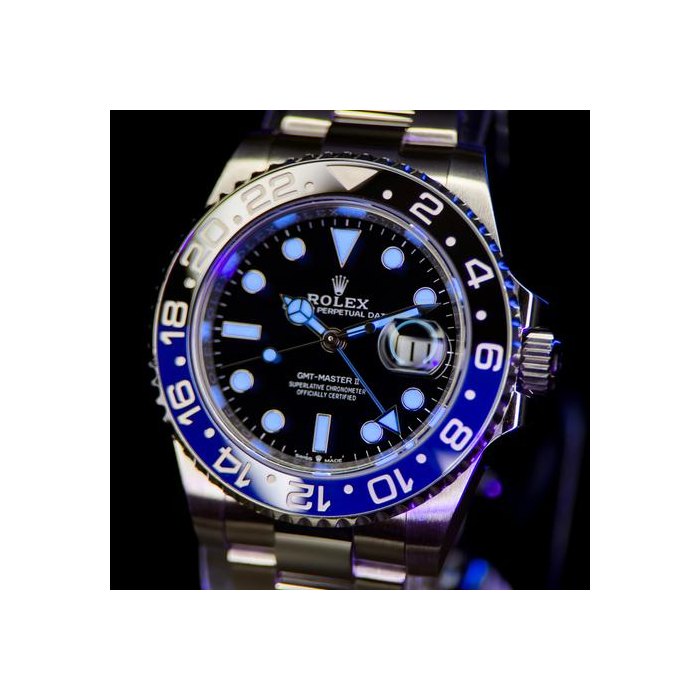 Rolex GMT-Master II126710BLNR “Batman” 40mm Ceramic Bezel Oyster Bracelet Full Set