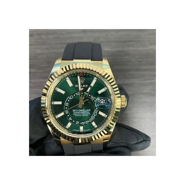 Rolex Sky-Dweller336238 Green Sky-dweller Yellow Gold
