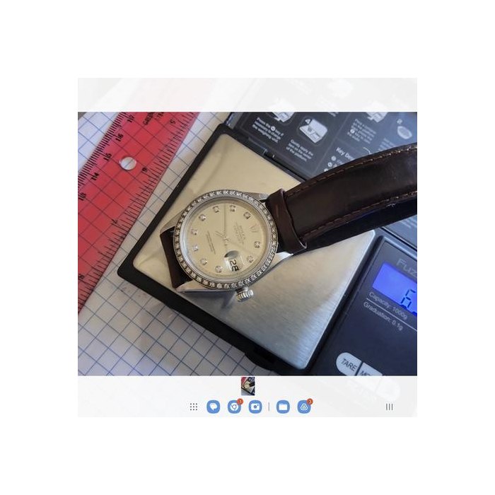 Rolex Datejust36 La correa no es original y un reloj para toda ocasión Ref. 1601