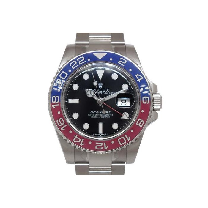 Rolex GMT-Master IINOS Rolex GMT-Master II 18k White Gold Ceramic “Pepsi” Watch B/B 116719 Ref. 116719BLRO