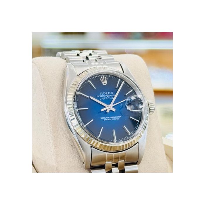 Rolex Datejust36 16014 Factory Blue Ombre 8 million Serial Jubilee