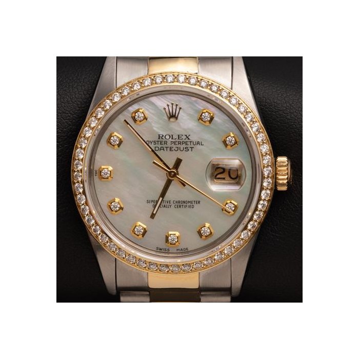 Rolex Datejust36 MOP Diamond Dial & Bezel Ref. 16013
