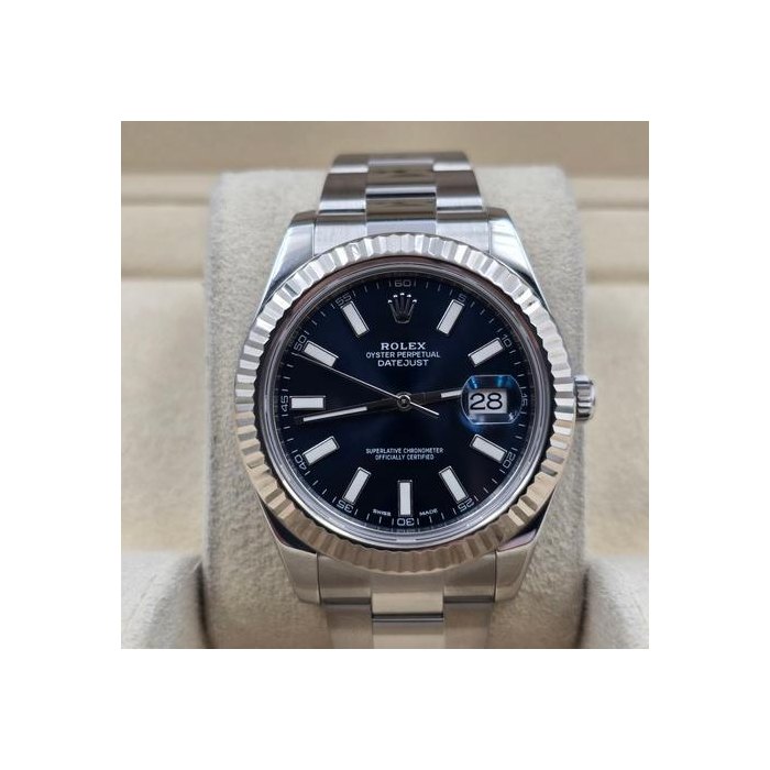 Rolex Datejust II2025 CPO PAPERS Datejust II 116334 Steel Blue Dial 41mm