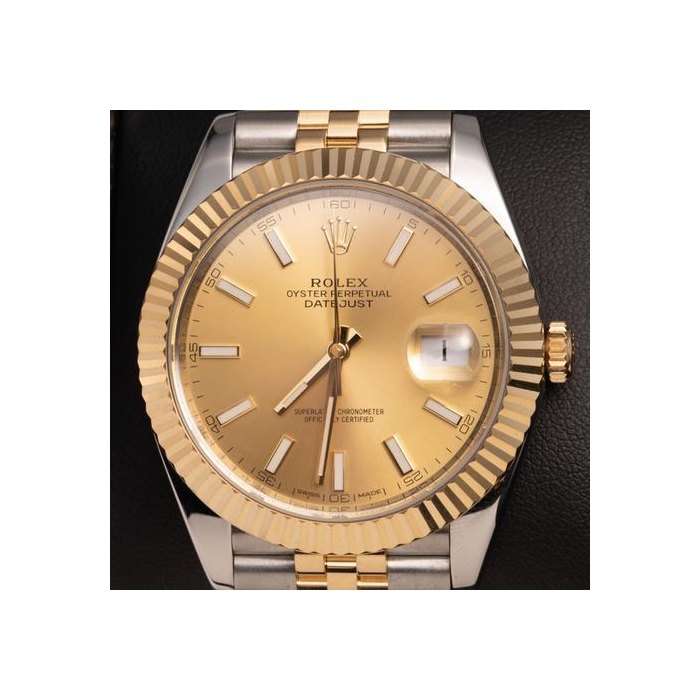 Rolex Datejust41 Champagne Index Dial BOX & PAPER Ref. 126333