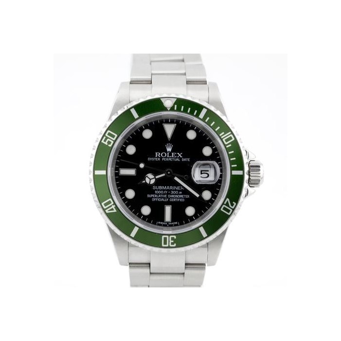 Rolex Submariner Date"Kermit" Rolex Certified Pre Owned 2007 Ref. 16610LV