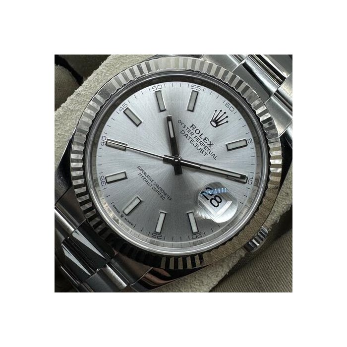 Rolex Datejust41 Silver Index Dial Unworn Ref. 126300