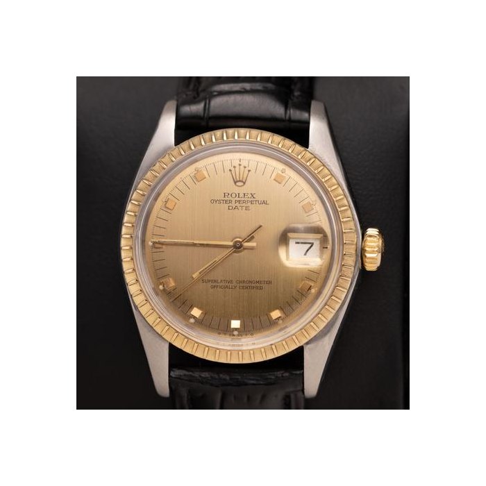 Rolex Oyster PerpetualDate Champagne Dial Appraisal Ref. 15053