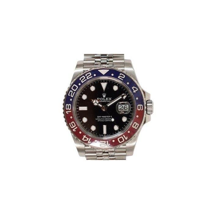 Rolex GMT-Master IIStainless Steel "Pepsi" Black Dial 126710BLRO