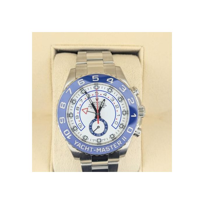 Rolex Yacht-Master II2014 Yacht-Master II 116680 White Dial SS Oyster No Papers 44mm
