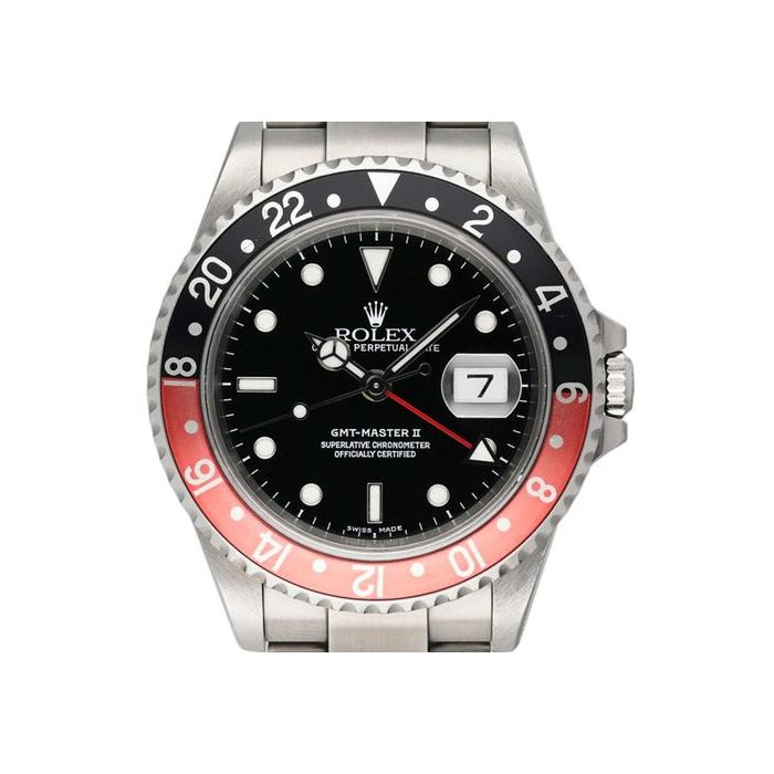Rolex GMT-Master II16710 "Coke" Bezel Mens Watch Box Papers