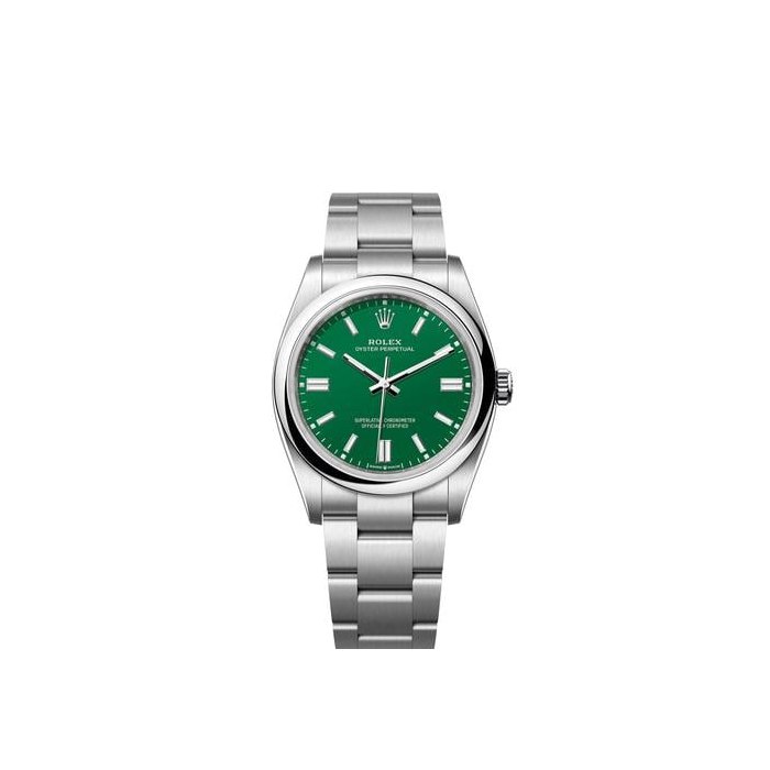 Rolex Oyster Perpetual36 NEW 2025 Green Dial Stainless Steel Smooth Oyster Bracelet Ref. 126000