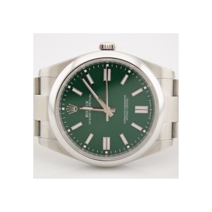 Rolex Oyster Perpetual2025 Oyster Perpetual 41mm Green Dial Stainless Steel Watch 124300