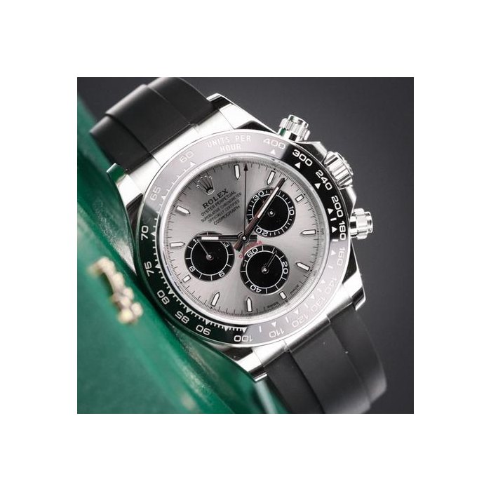 Rolex DaytonaCosmograph Daytona [COMPLETE MINT] Ghost 40mm White Gold Oysterflex 126519 LN Ref. 126519LN-0006