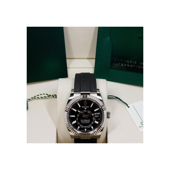 Rolex Sky-DwellerWhite Gold Black Dial Oysterflex 336239 2025
