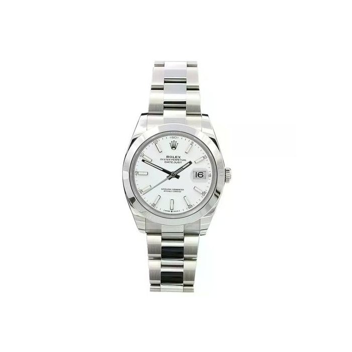 Rolex DatejustUnworn 2026 41mm White Index Dial Oyster Bracelet Ref. 126300