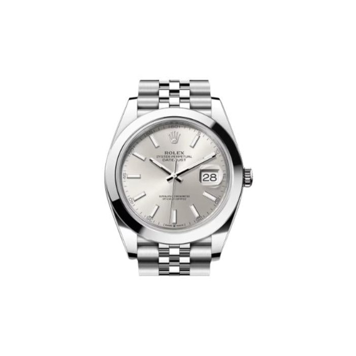 Rolex Datejust41 Stainless Steel Silver Stick Dial 126300