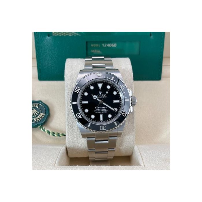 Rolex Submariner (No Date)In Stock Submariner No date Black Dial 124060 Oyster Bracelet