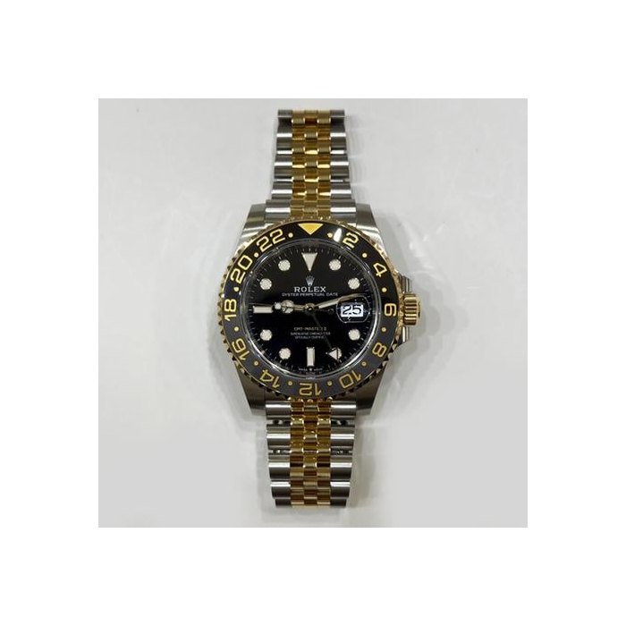 Rolex GMT-Master IIStainless Steel Yellow Gold Black Dial 126713GRNR