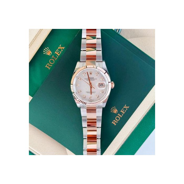 Rolex Datejust36mm UNWORN 2026 MOP Pearl Diamond Fluted Oyster 126231
