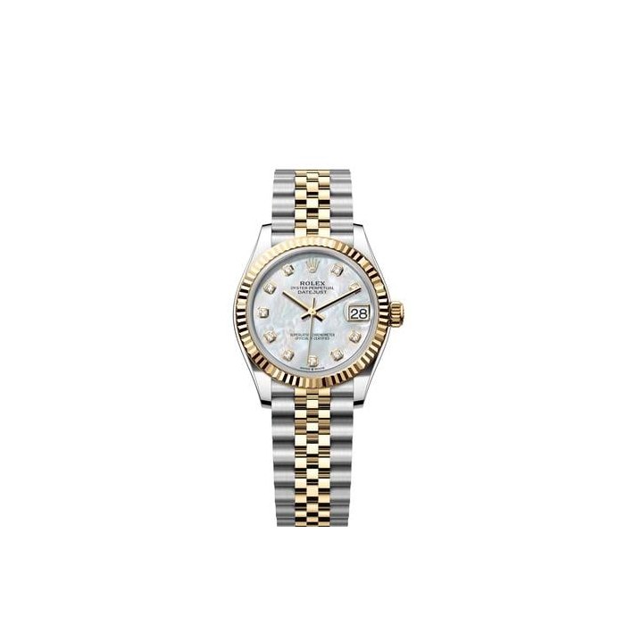 Rolex Datejust31 NEW 2026 Mother of Pearl Diamond Dial Two Tone Yellow Gold Jubilee Bracelet Ref. 278273