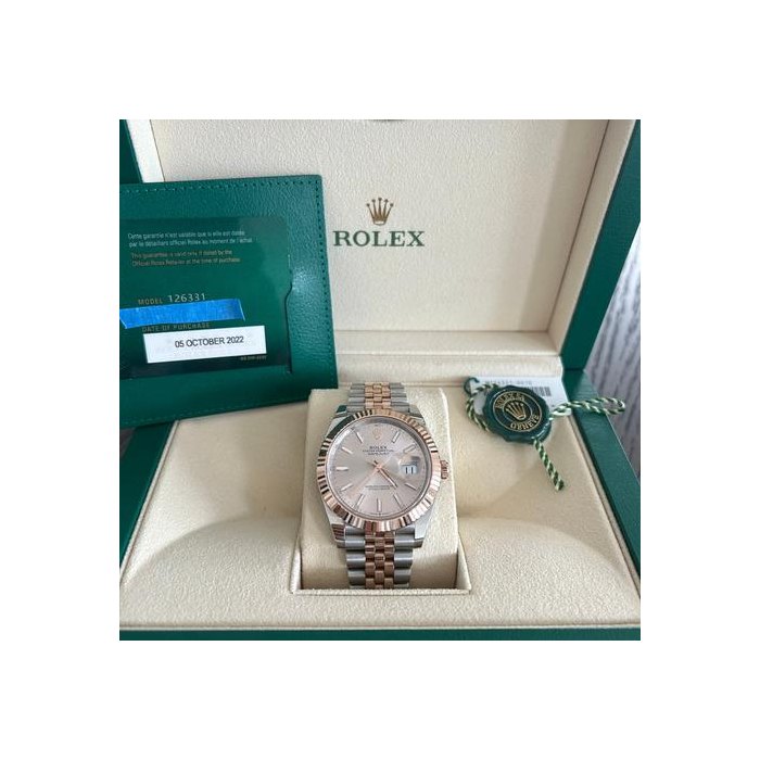 Rolex Datejust41 126331 Sundust Dial Jubilee Bracelet Full Set