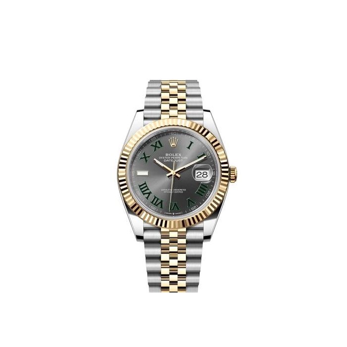 Rolex Datejust41 NEW 2026 Wimbledon Dial Two Tone Yellow Gold Fluted Jubilee Bracelet Ref. 126333