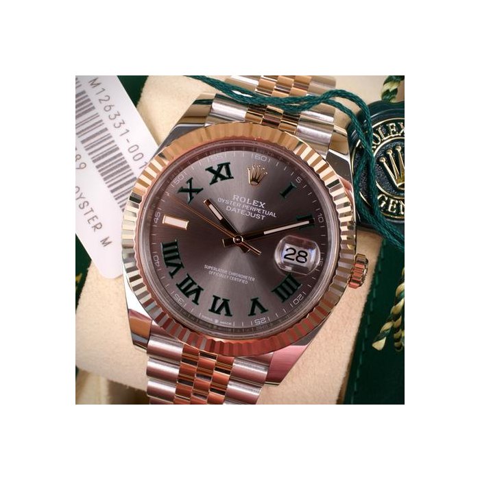 Rolex Datejust41mm Wimbledon Rose 2022 Jubilee Full Set Ref. 126331
