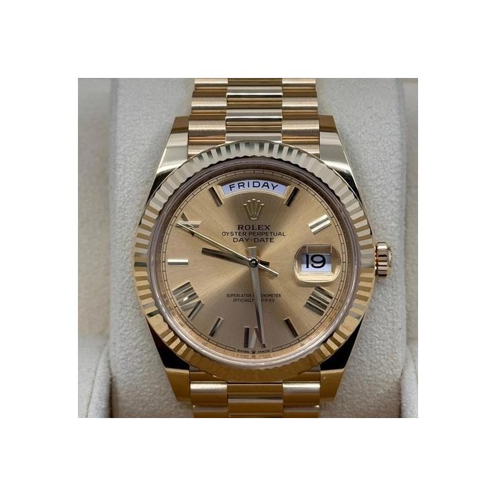 Rolex Day-Date40 ROLEX 228238 DAY-DATE 40 "PRESIDENT" YG CHAMPANGE NEW 2026