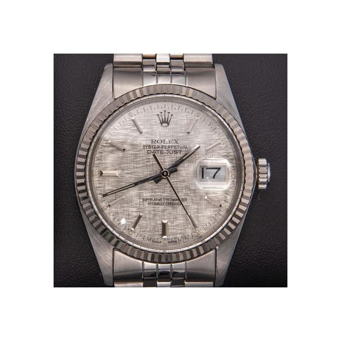 Rolex Datejust36 Silver Linen Dial Appraisal Ref. 16014