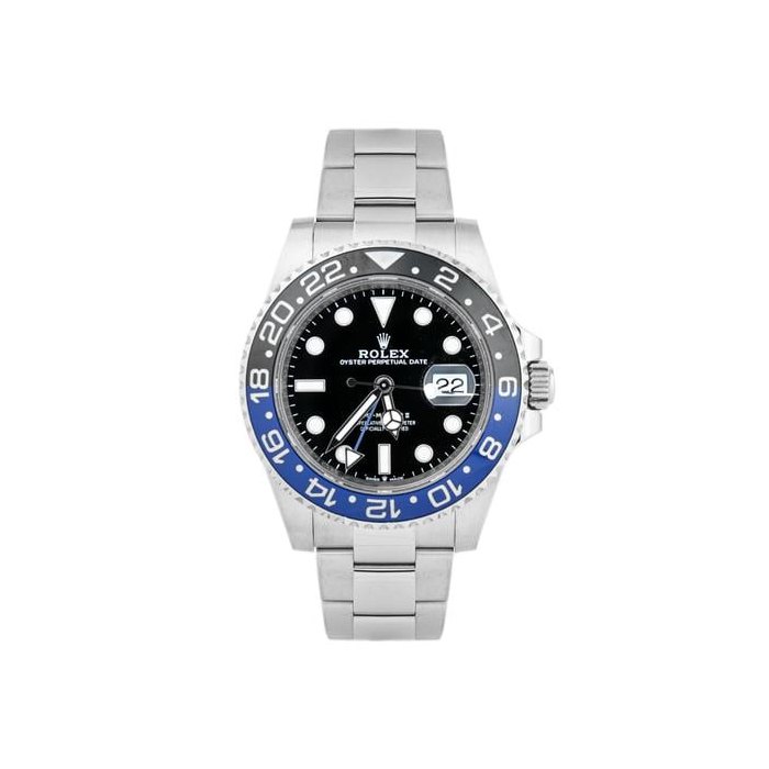 Rolex GMT-Master IIStainless Steel Black Dial Oyster Bracelet 40mm 126710BLNR Full Set