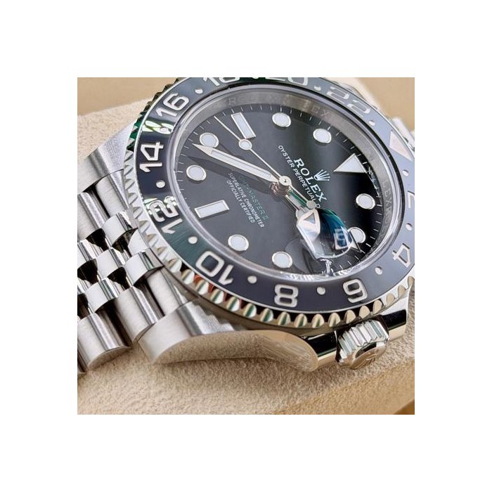 Rolex GMT-Master II2025 Bruce Wayne 126710GRNR Box Card Tag