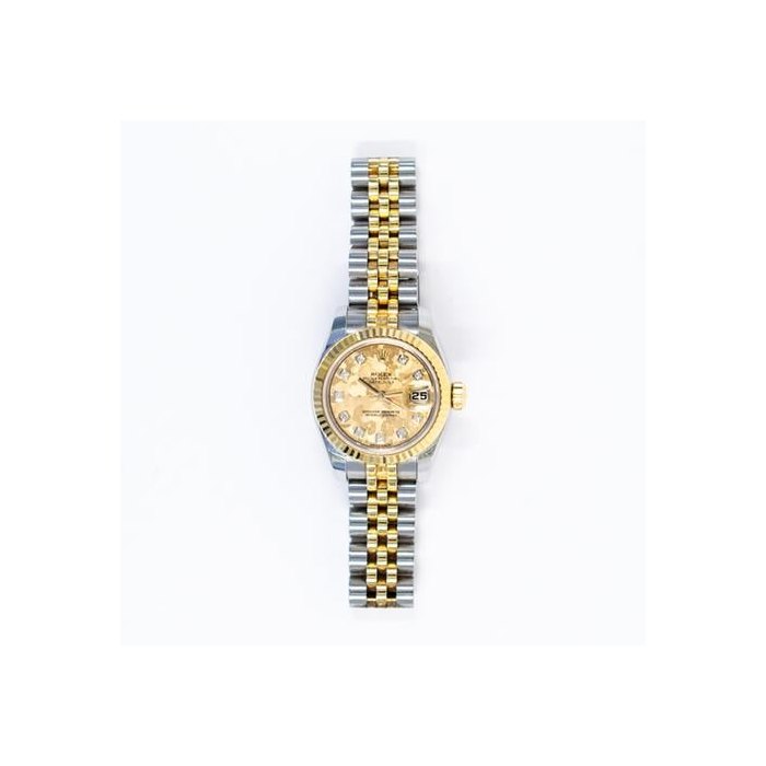 Rolex Lady-DatejustYellow Gold/Stainless Steel Gold Crystal Dial 179173G