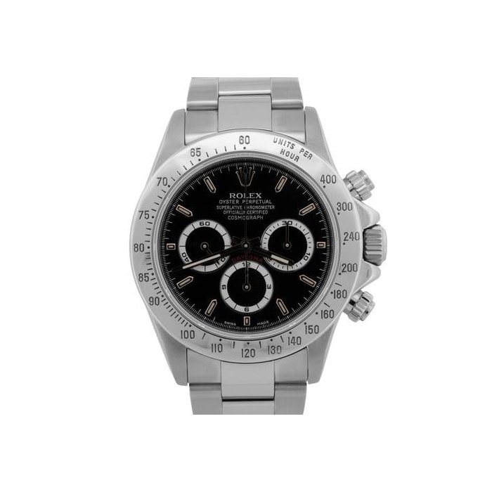 Rolex DaytonaCosmograph P-SERIAL BLACK Stainless Steel 40mm 16520 Watch