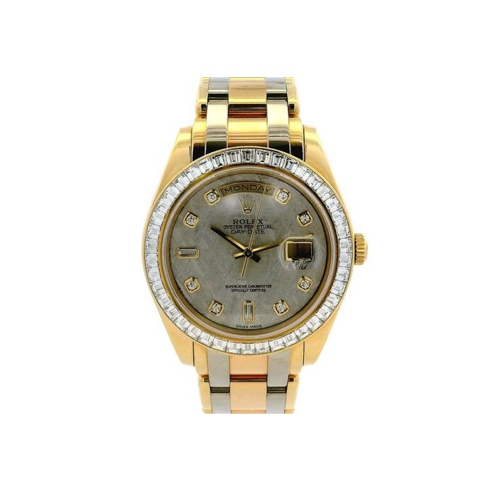 Rolex Day-Date18k Tridor Meteorite Dial Masterpiece Watch Ref. 18958BR