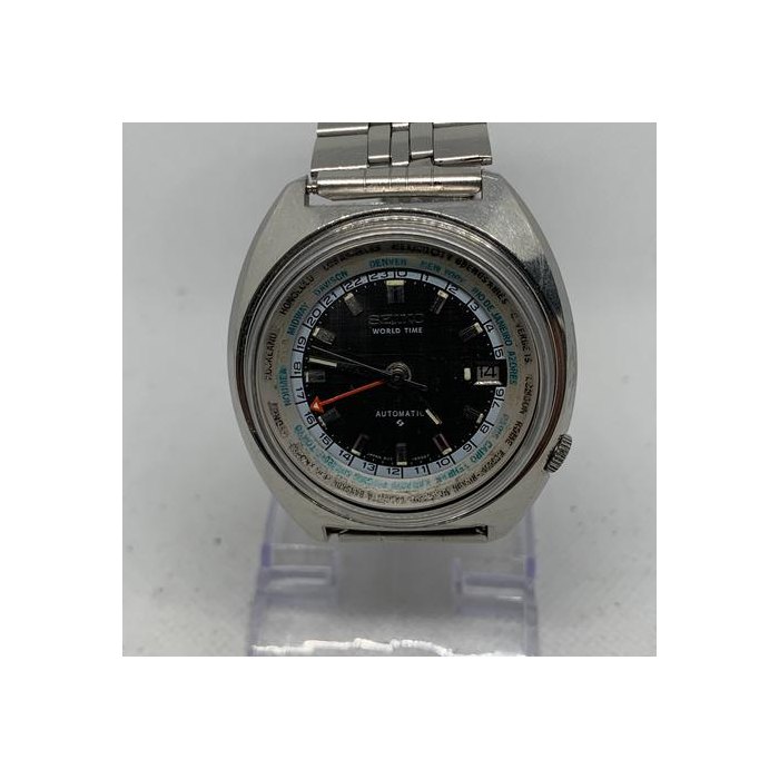 Seiko World Time6117-6400 Seiko World Time Automatic Nice Condition Automatic Vintage Rare