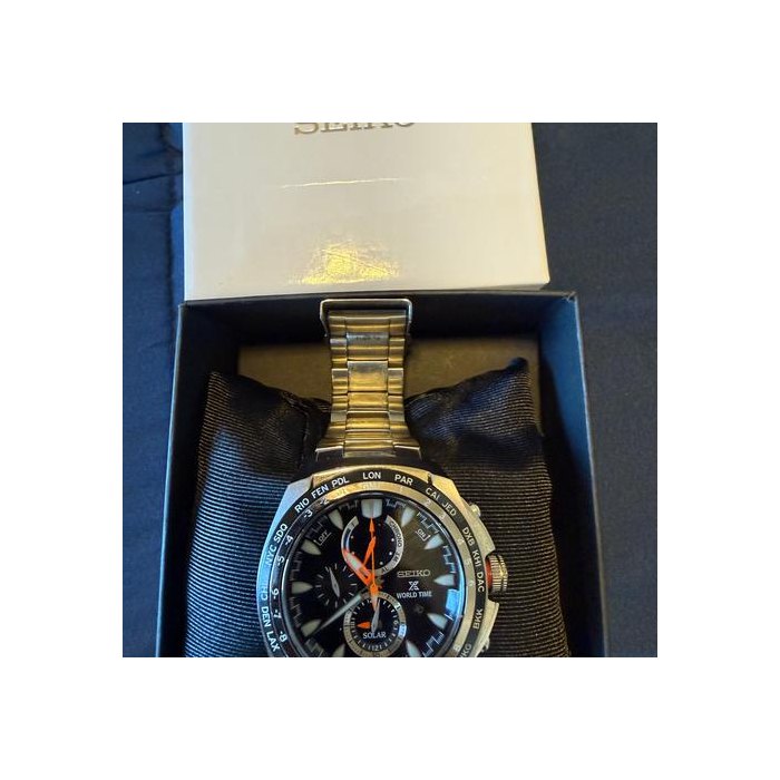 Seiko ProspexSolar Power World Time Chrono Ref. SSC487P1