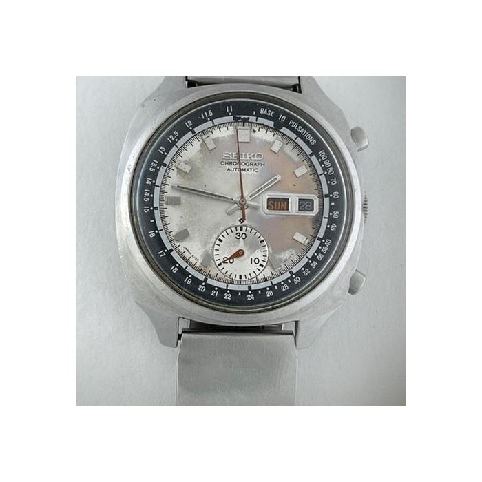 Seiko ChronographPulsations Pulsometer Doctors Med Automatic Calendar Day/Date Screw Down Back Ref. 6139-6020