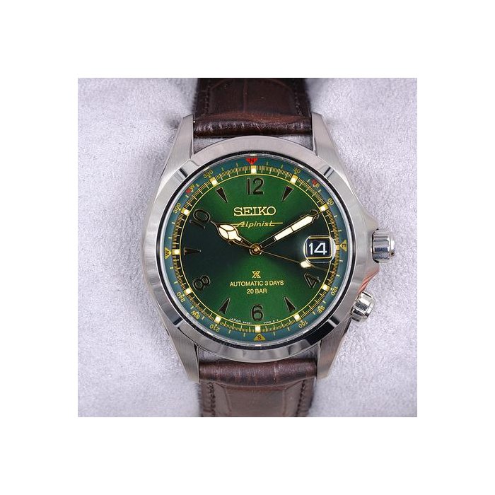 Seiko AlpinistProspex Alpinist 39.5mm / Green Dial New / Full Sett / Ref. SPB507 / Never Worn 3Y Warranty Ref. SPB507J1