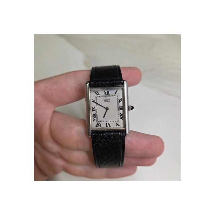 SeikoTank 2620-5040 Seiko Quartz Estilo CartierTank 2620-5040 Acero Vintage