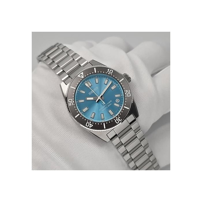 Seiko ProspexSave the Ocean Diver's 40mm Okinawa Limited Edition Light Blue Dial Full Steel New 2026 Never Worn Box and 3 Years Official Warranty Ref. SPB545J1