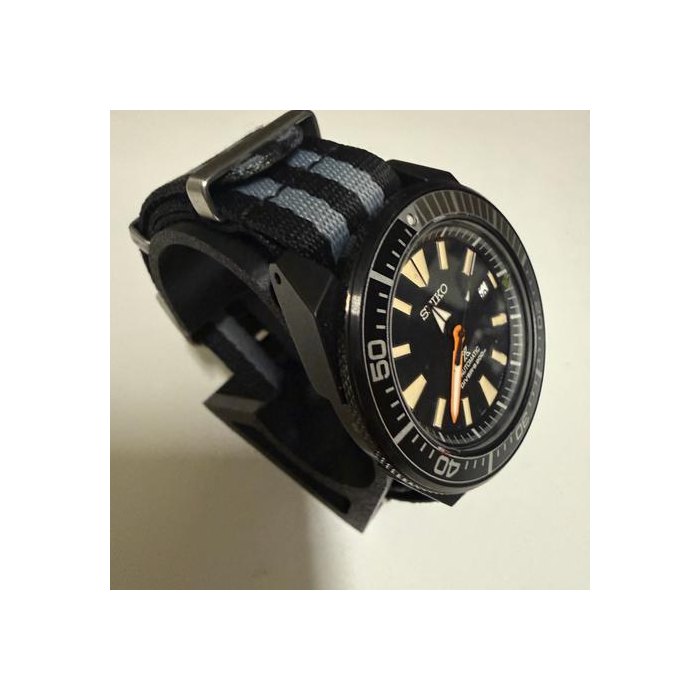 Seiko ProspexLimited Edition Black Samurai Full set limited edition like new 2 straps Ref. SRPH11