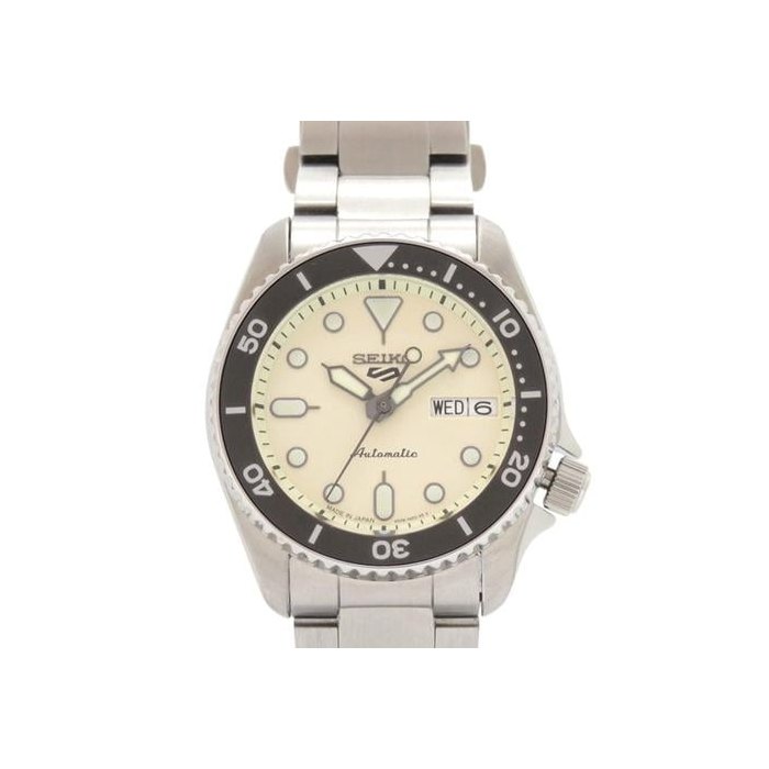 Seiko 5 SportsAutomatic 5 Sports SKX series 4R36-14B0 SBSA227 Wristwatch Stainless Steel Creme 0742 Men's Ref. 4R36-14B0 / SBSA227