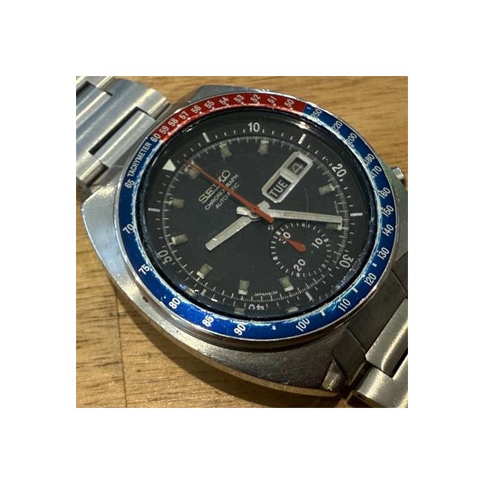 Seiko Pogue6139 6002 vintage chronograph blogue pogue cervert Ref. 6139-6002