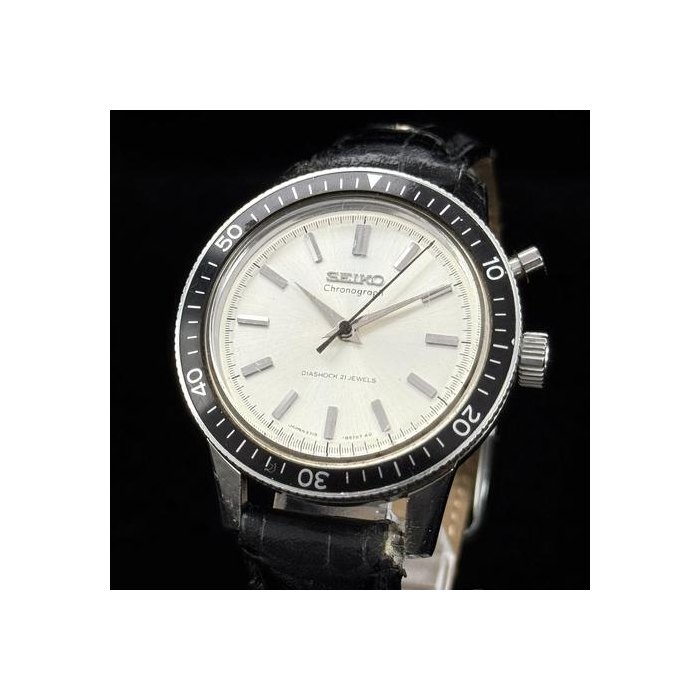 SeikoOne Push Chrono Ref.5719-8980 Silver Dial Manual Wind