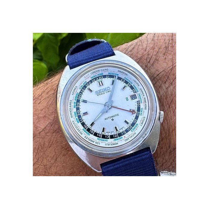 Seiko World Time6117 - 6400 Automatic GMT Navigator Vintage Ref. 6117-6400