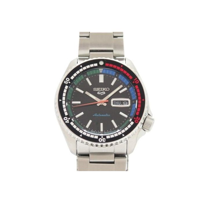 SeikoAutomatic 5 sports 4R36-15D0 SBSA221 Wristwatch Stainless Steel Black 0786 Men's Ref. 4R36-15D0 / SBSA221
