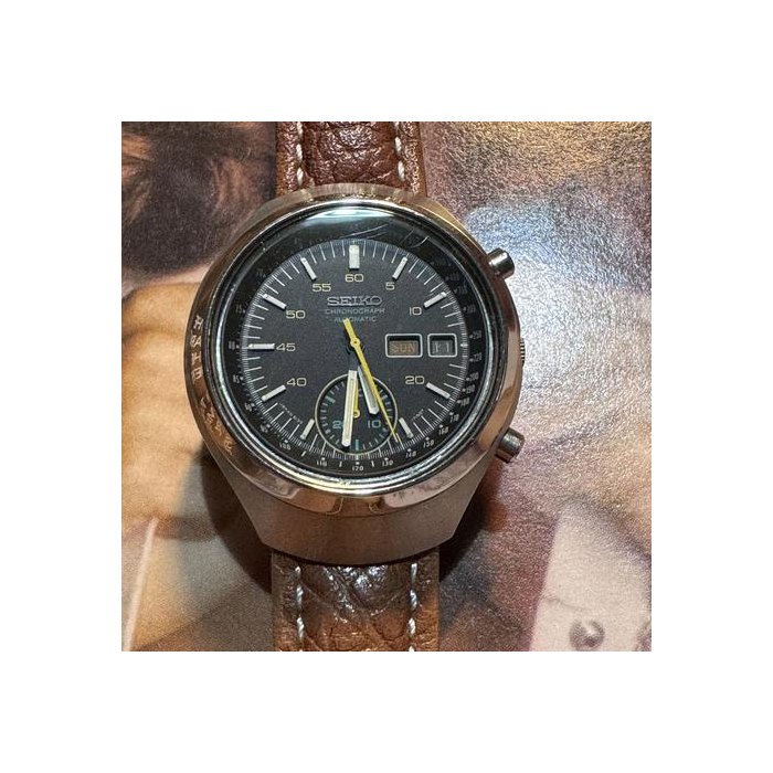 Seiko ChronographHelmet Chronograph June 1976 - 50 Years Old - Great Condition Ref. 6139-7100